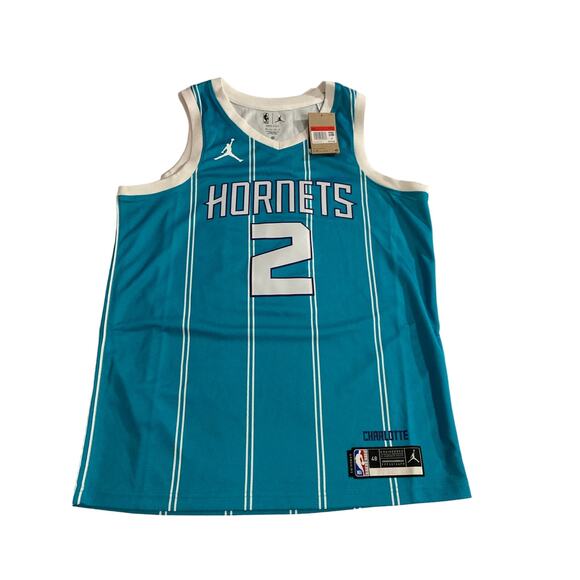 LAMELO BALL HORNETS ICON EDITION 20’ NBA SWINGMAN JERSEY L48 - Picture 1 of 12
